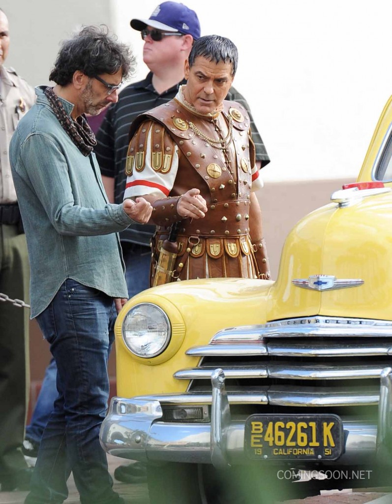 George Clooney as Julius Caesar the roman emperor