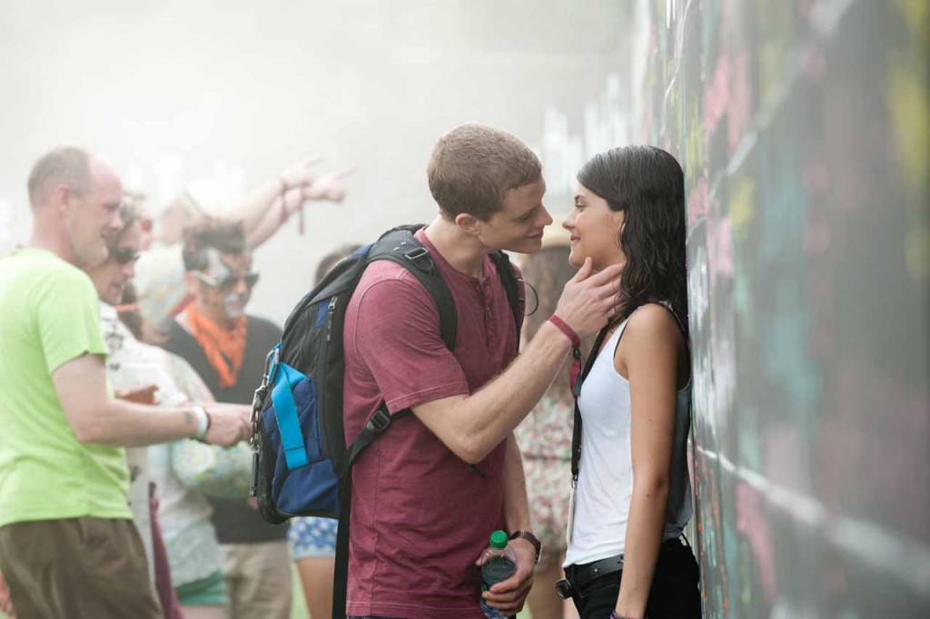 Left to right: Jonny Weston is David Raskin and Sofia Black D'Elia is Jessie Pierce in PROJECT ALMANAC, from Insurge Pictures, in association with Michael Bay.