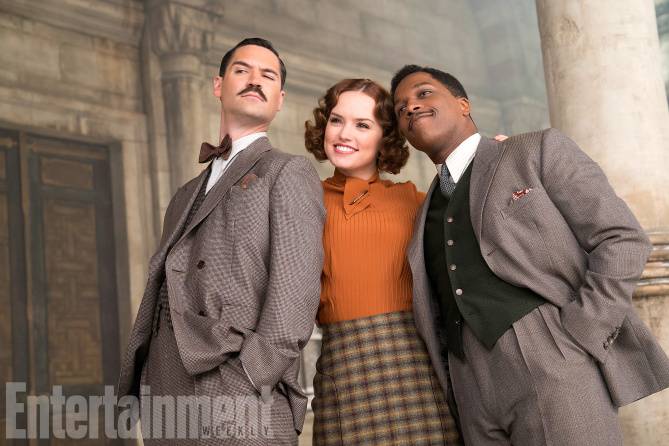 Murder on the Orient Express (2017) Manuel Garcia-Rulfo, Daisy Ridley and Leslie Odom Jr.